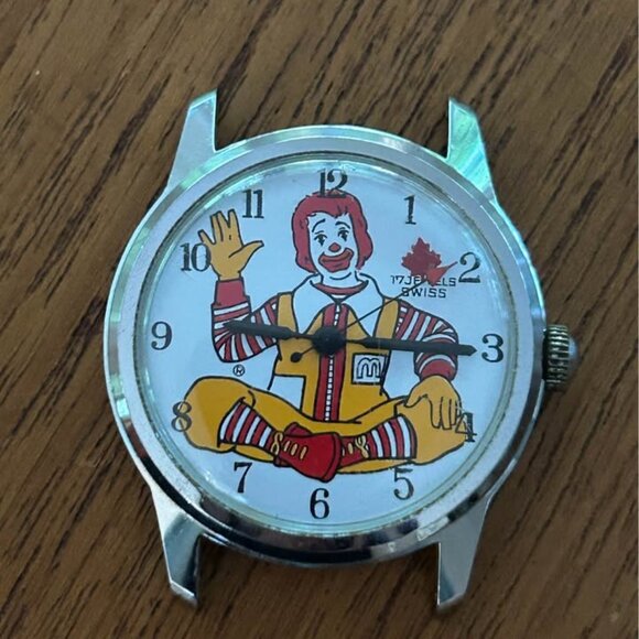 Vintage McDonald’s watch face. No chips or scratches will need a tune up to work - Picture 8 of 8